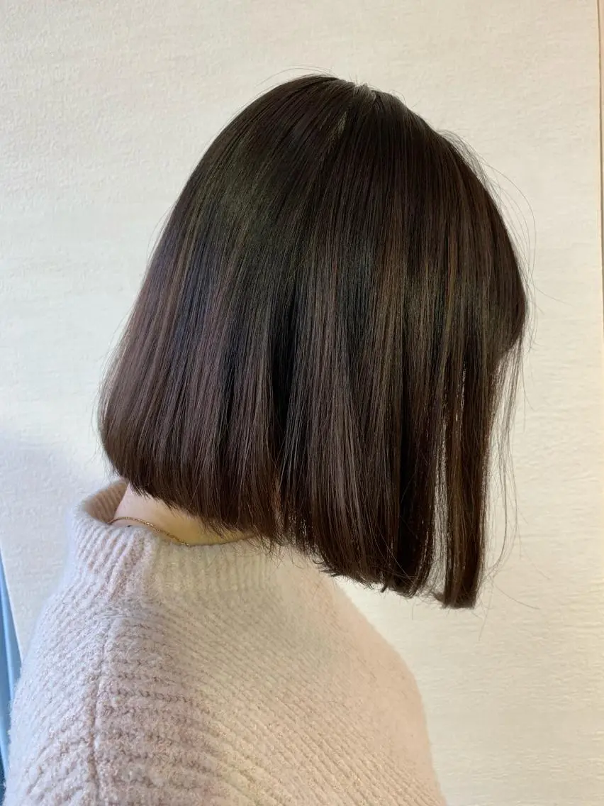 ミディアム カラー パーマ マツエク・マツパ レイヤー&カラー 人気美容師倉崎涼のヘアスタイル