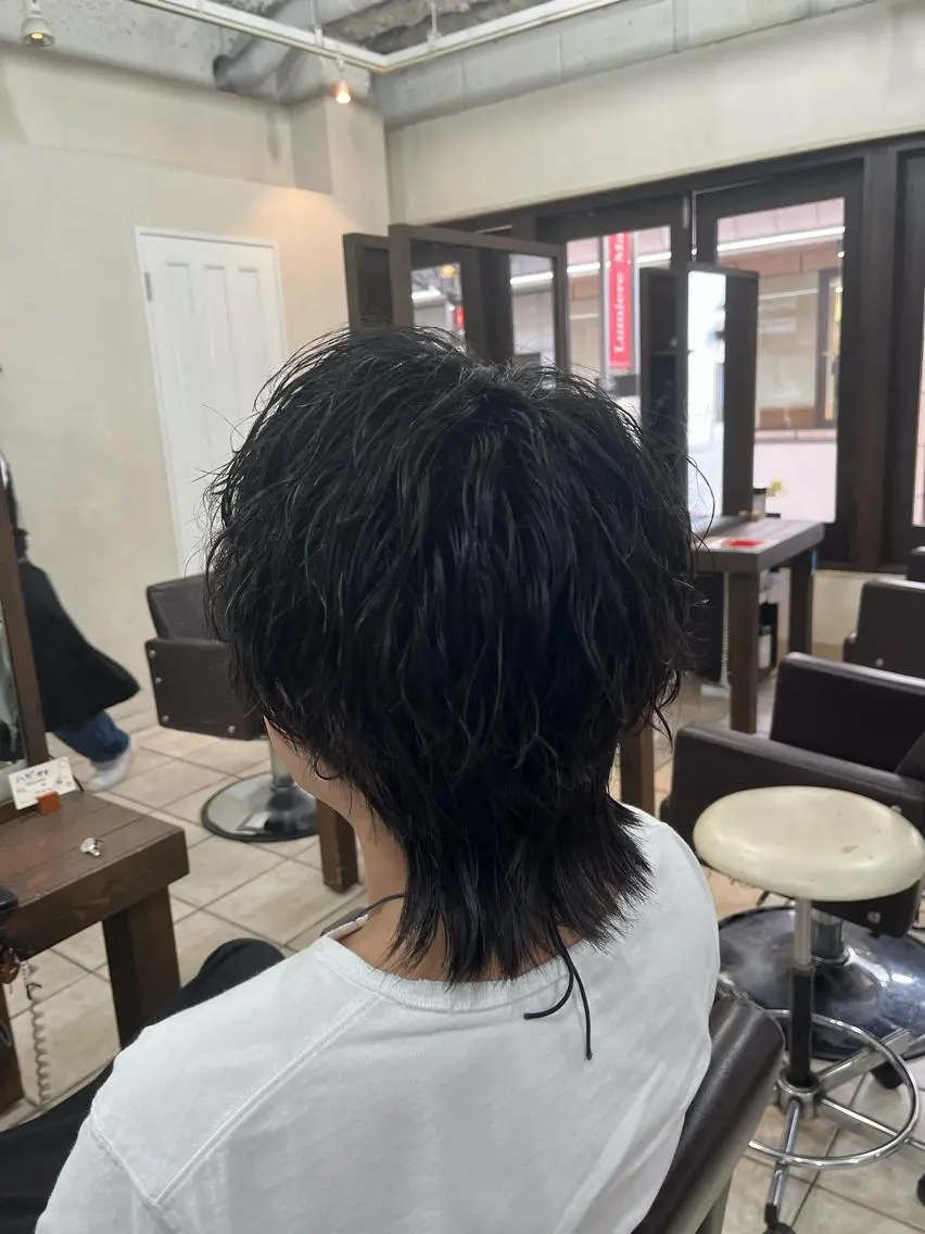 パーマ メンズ カット パーマ カ レラのヘアスタイル