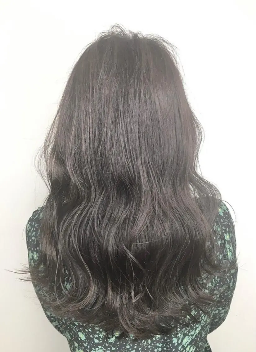 ロング カラー リルウヘアー 天王寺のヘアスタイル