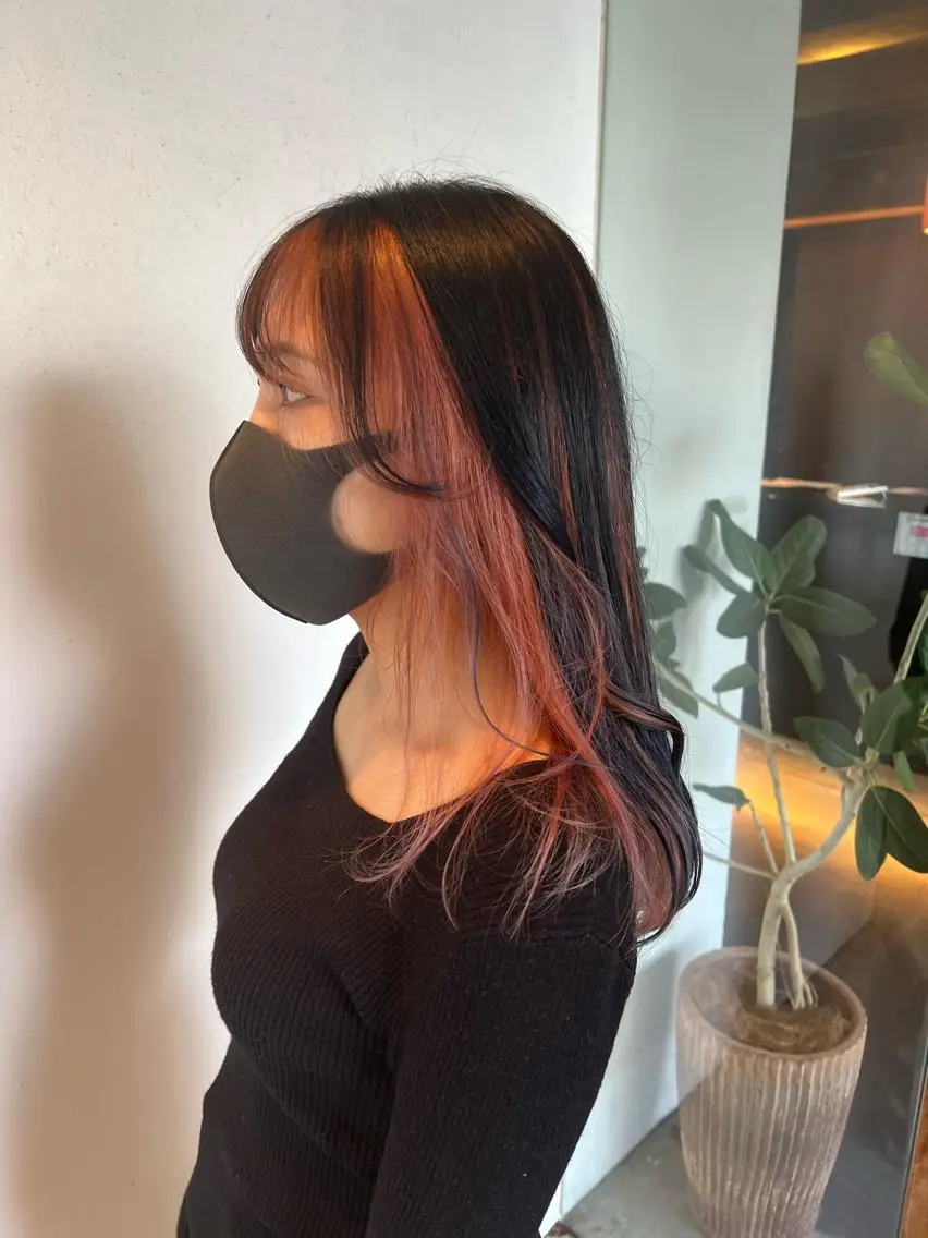 ロング カラー カット ヘアカラー トリートメント 中井 一葉のヘアスタイル