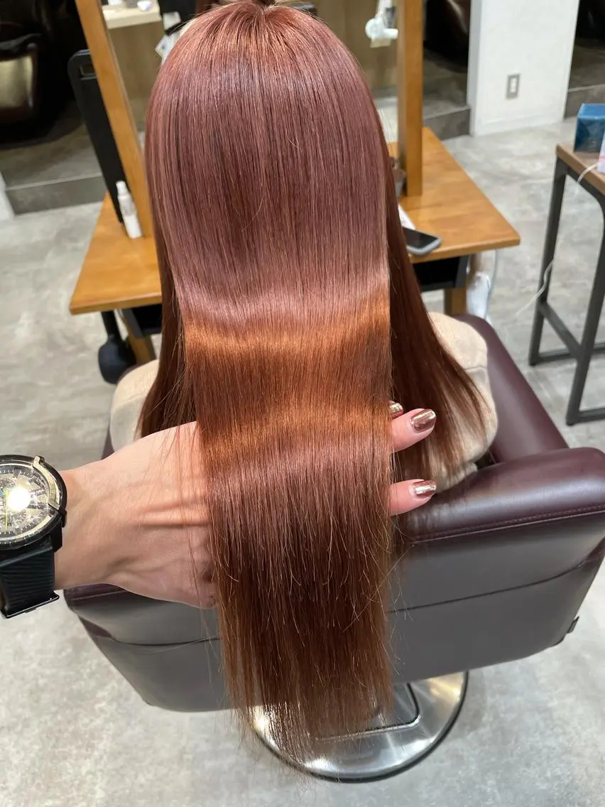 ロング カラー HAREru. モデル募集【戸塚】のヘアスタイル
