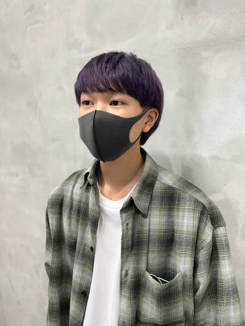 ショート カラー ブリーチ 村山 豪歩のヘアスタイル