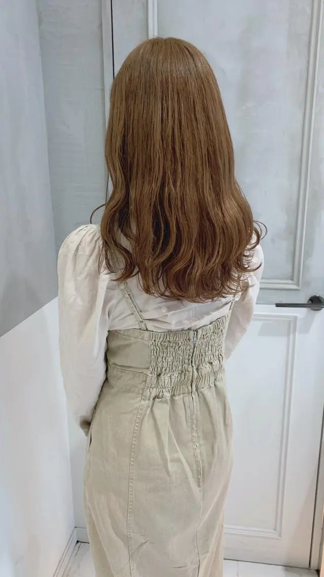 ロング カット ヘアカラー トリートメント ヘッドスパ ヘアセット オリーブ カラー✨有坂映哉のヘアスタイル