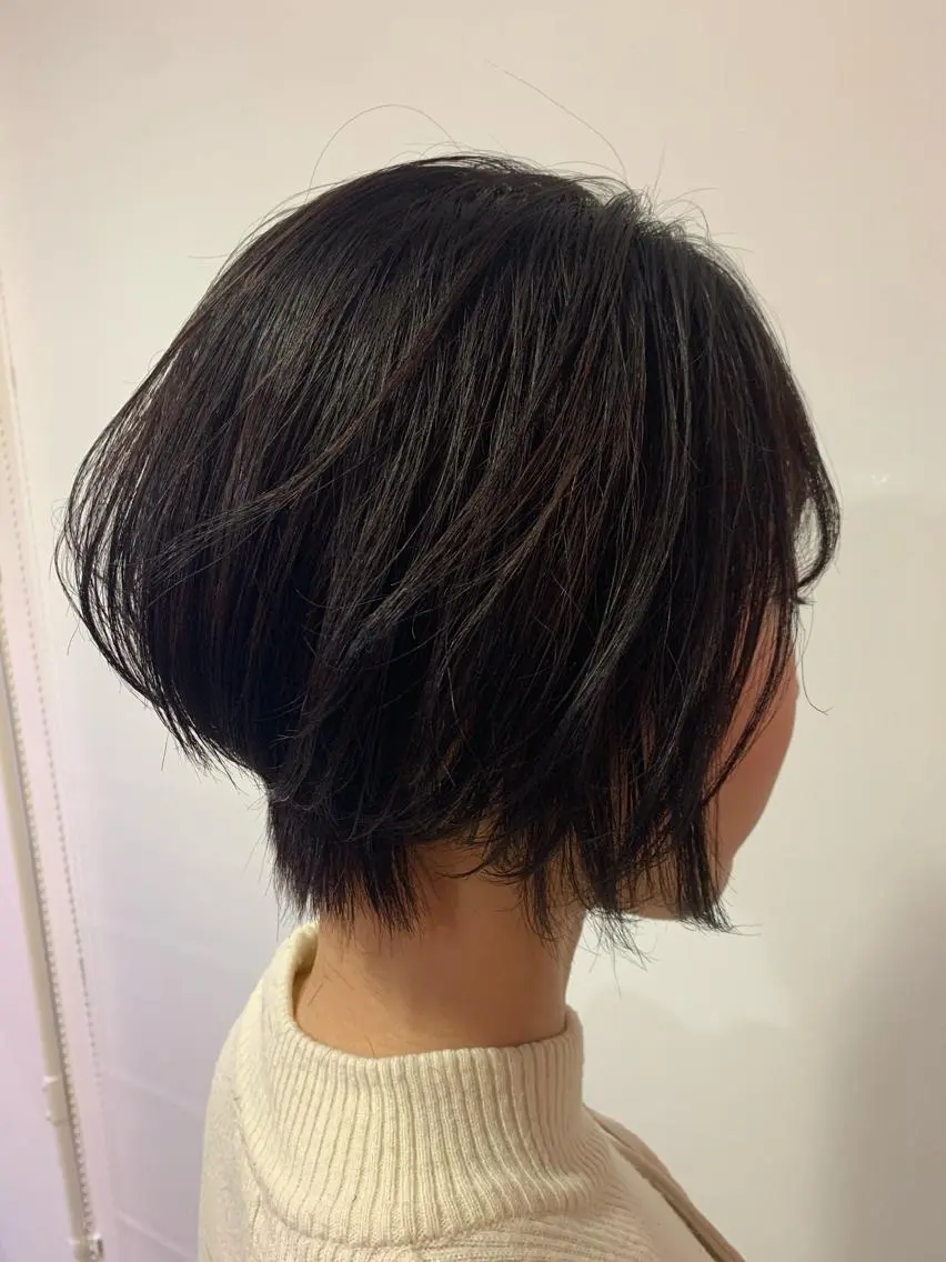 ショート くびれヘア ショートヘア 小顔カット カット ヘアカラー トリートメント ヘッドスパ ヘアセット 大宮/山口 竣也のヘアスタイル