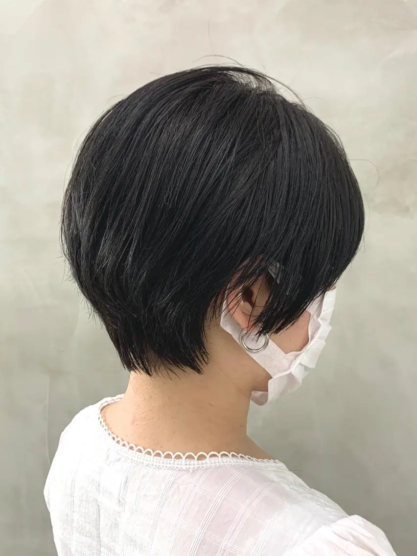 ショート カラー カット ヘアカラー トリートメント 🌿似合わせ透明感 カラー松本朋幸🌿のヘアスタイル