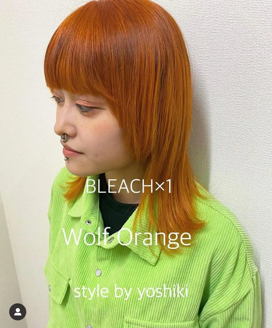 ミディアム カラー 🧡色落ちまで2度 楽しめる🧡ヨシキのヘアスタイル
