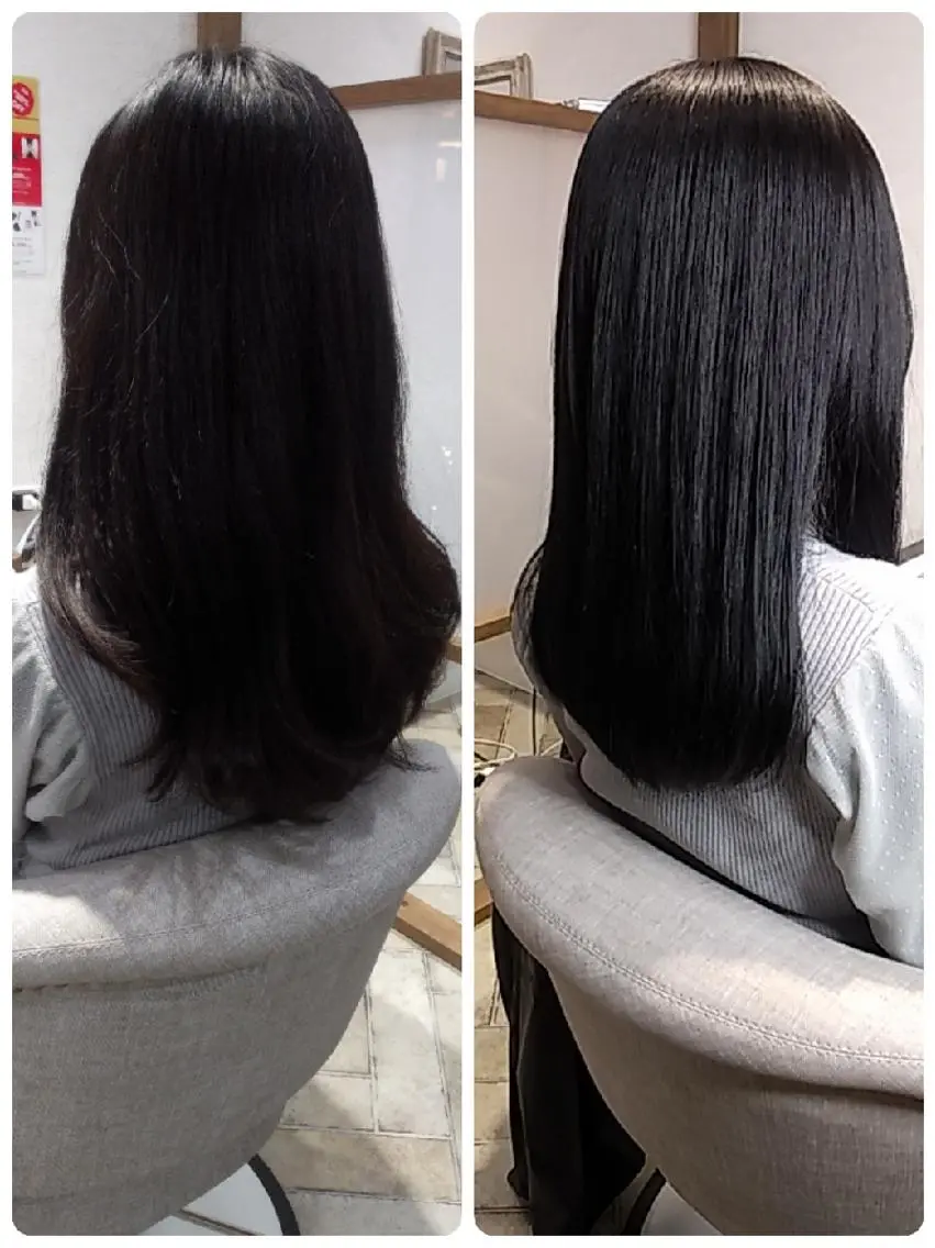 ロング カラー kijima ricoのヘアスタイル