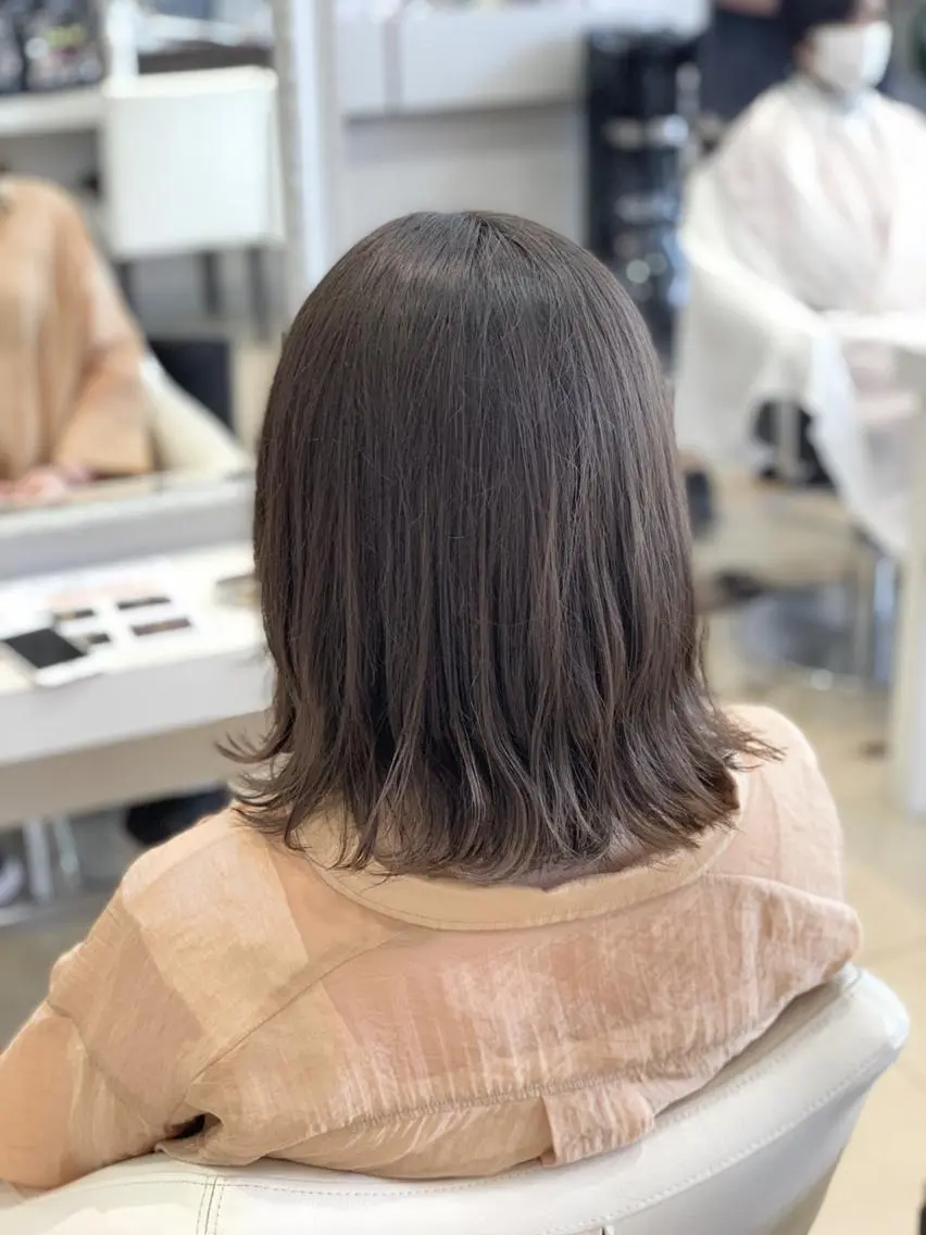 ミディアム トリートメント Hair&Cafe Matty’sのヘアスタイル