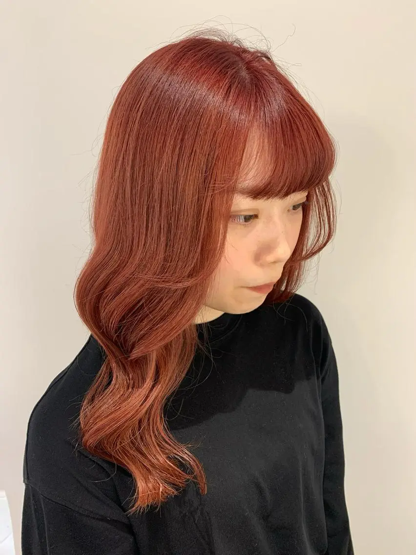 ロング カラー 🍓韓国ヘア レイヤ ーカット🍓笠原 葵のヘアスタイル