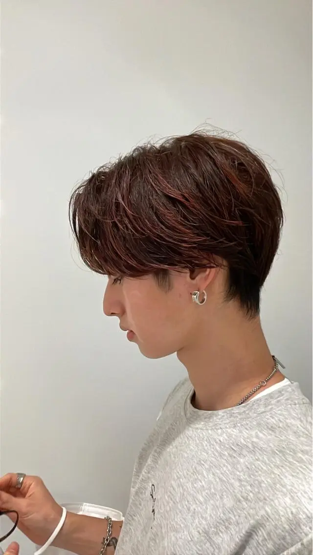カラー メンズ カット mihiro 🩷のヘアスタイル