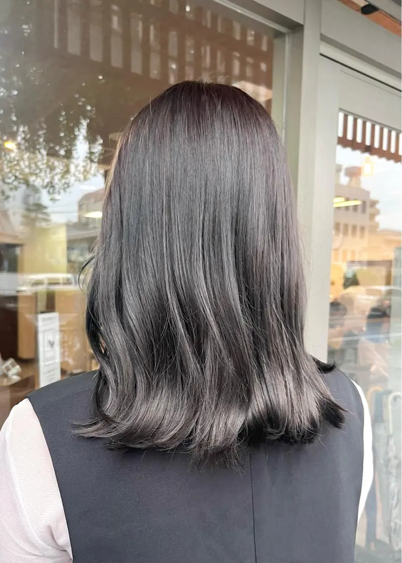 ミディアム カラー 村田梨乃/ minim hairのヘアスタイル