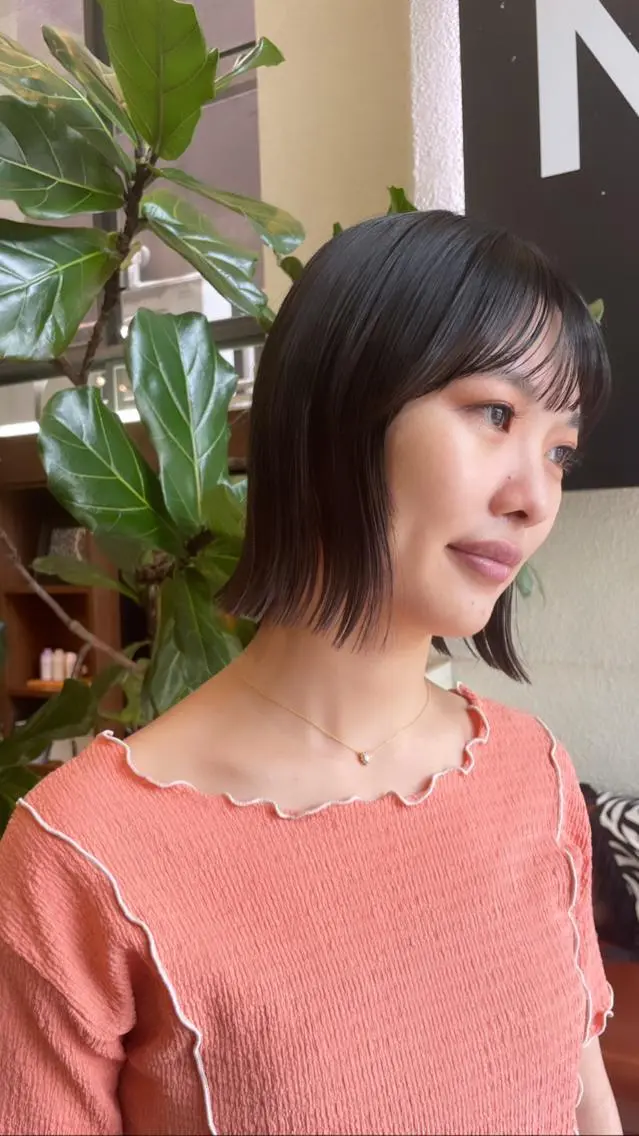 ショート ボブ miyabu momokaのマツエク・マツパデザイン