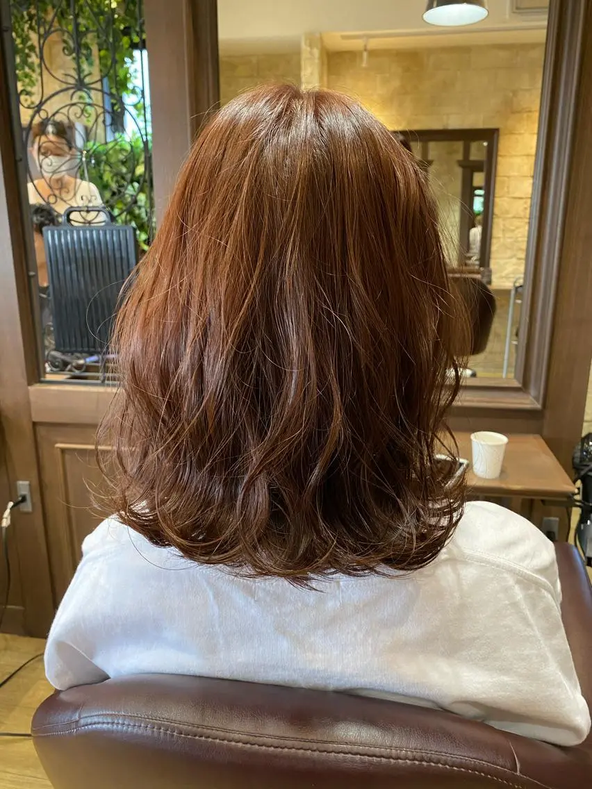 ミディアム カット ヘアカラー ✨🐣小池 ひな🐣✨のヘアスタイル