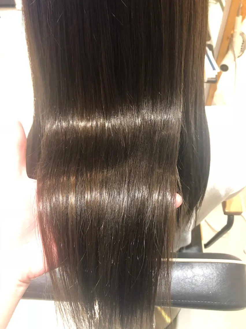 セミロング カラー カット ヘアカラー トリートメント 早川 真幸のヘアスタイル