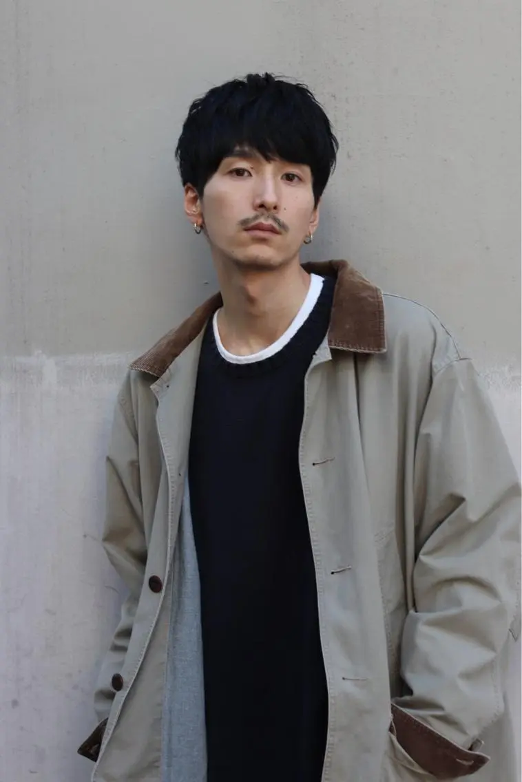 ショート カラー メンズ 浅岡 昭汰のヘアスタイル