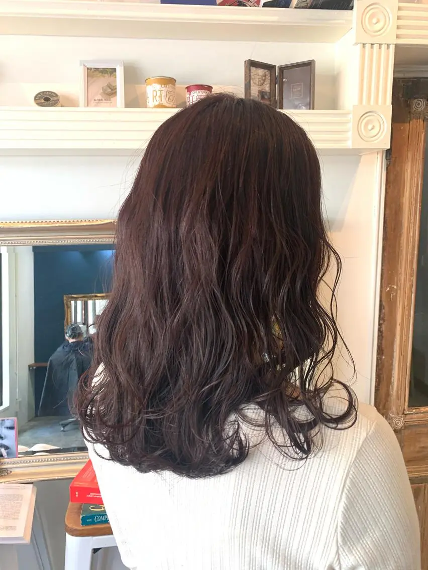 セミロング ヘアカラー トリートメント ヘッドスパ ヘアセット 大宮/山口 竣也のヘアスタイル