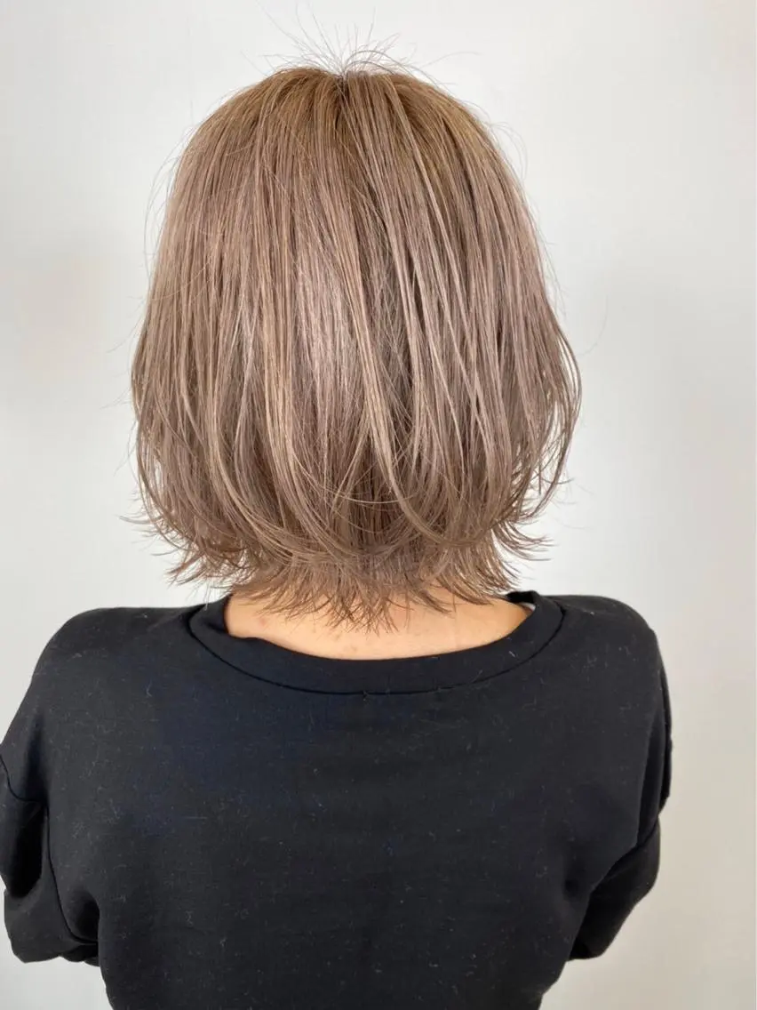 ミディアム カラー Lien 深井店のヘアスタイル