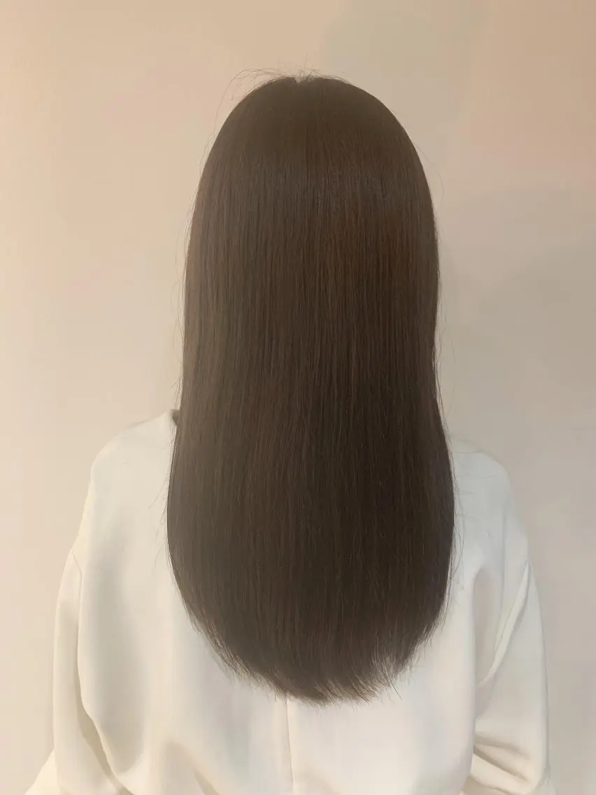 ロング カラー カット ヘアカラー なりたいが叶う ながしまじゅんきのヘアスタイル