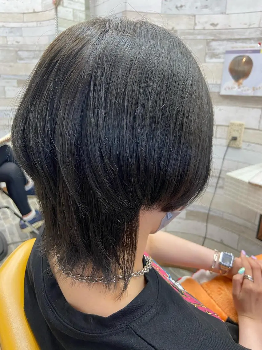 ショート ウルフカット カット トリートメント 大坪 拓斗のヘアスタイル