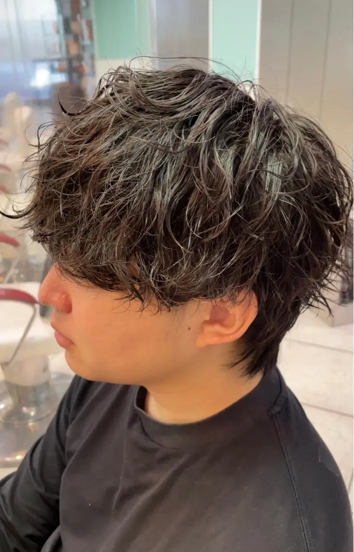 パーマ メンズ カット ヘアカラー パーマ 🌫️EARTH 【タツキ】🌫️のヘアスタイル