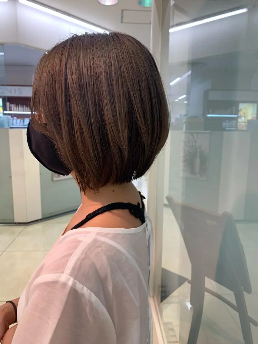 ショート カラー ヘアアレンジ 似合わせカラー/艶 髪質改善/ヨシザキのヘアスタイル