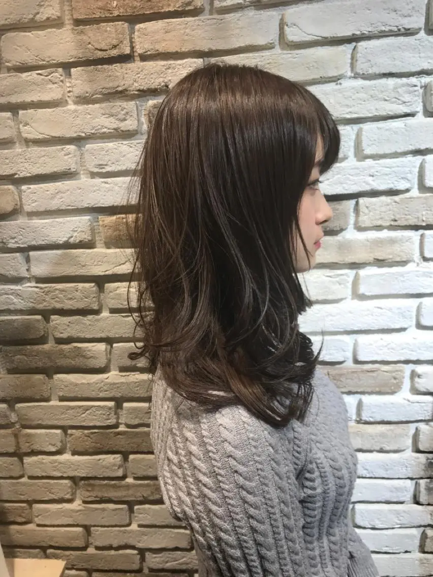 セミロング セキネ シュウヘイのヘアスタイル