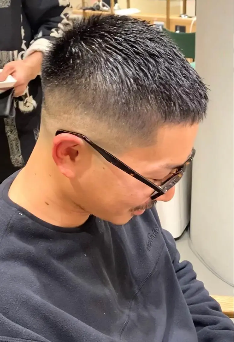 ショート メンズ unopulir 景山　凌のヘアスタイル