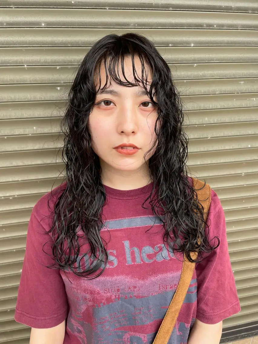 カラー パーマ パーマ トリートメント LOBBY HIMERIのヘアスタイル