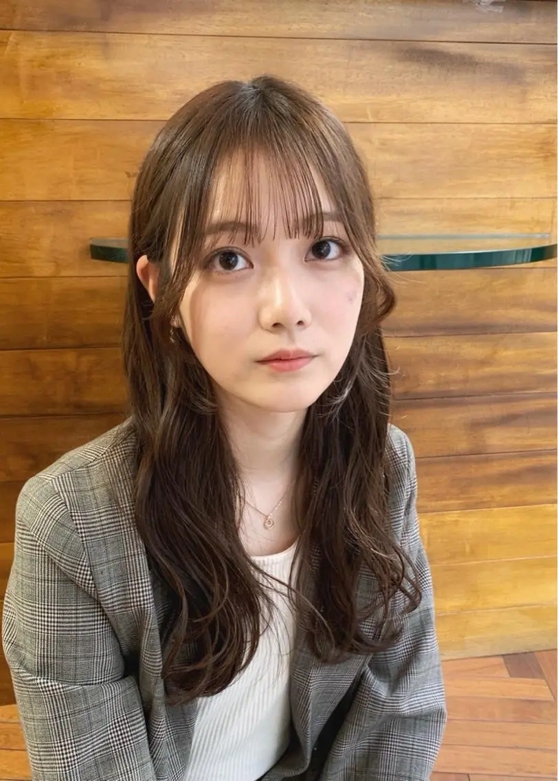 セミロング カラー ヘアカラー トリートメント 矢野 晃平のヘアスタイル