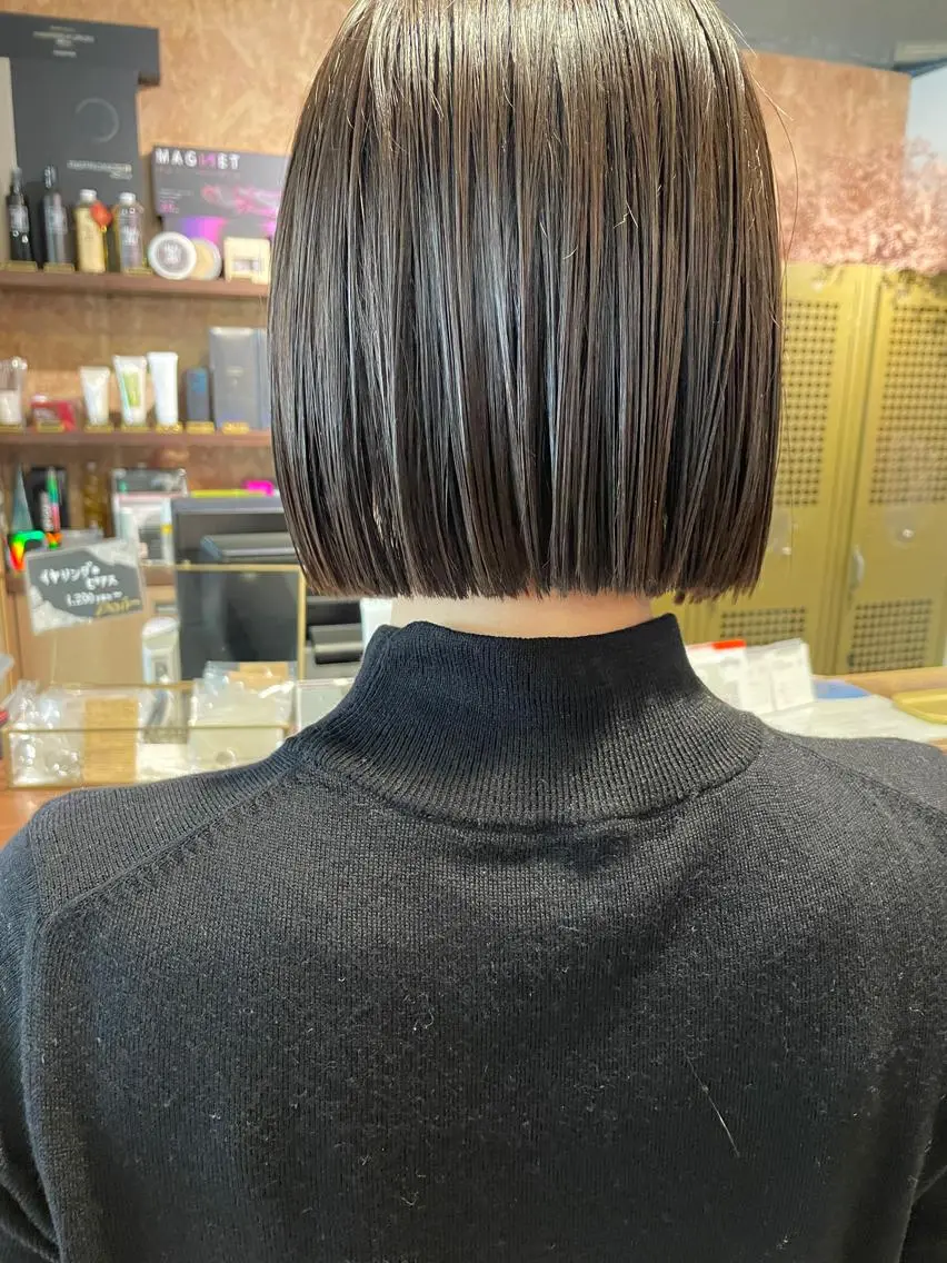 ショート カット ヘアカラー トリートメント ayane⭐️ボブ・ ショート・パーマのヘアスタイル