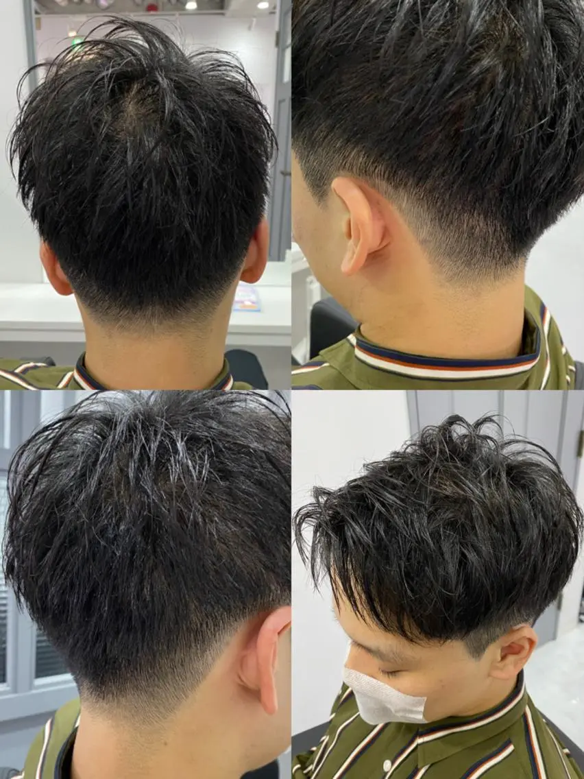 ショート カラー パーマ ヘアアレンジ メンズ カット 🔥メンズパーマ 特化 渡辺一翔のヘアスタイル