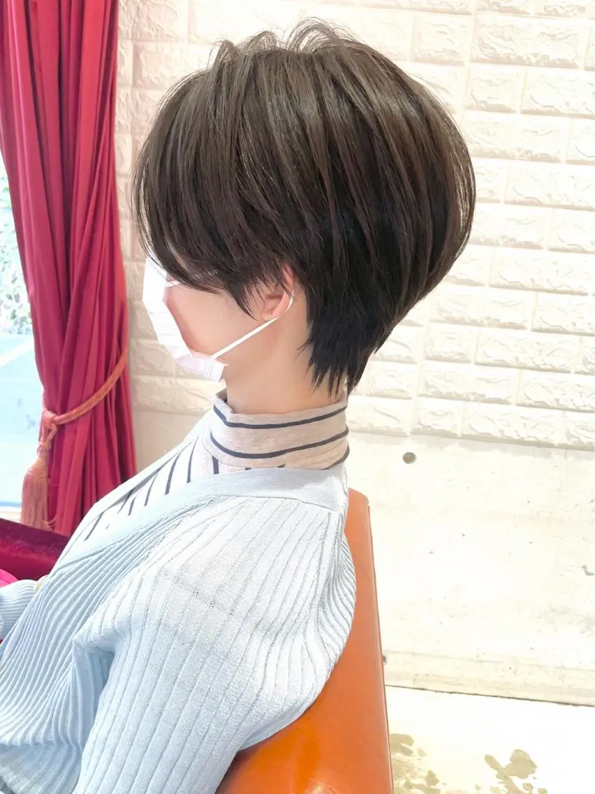 ショート カラー 大人女性ショート専門 tomodaのヘアスタイル