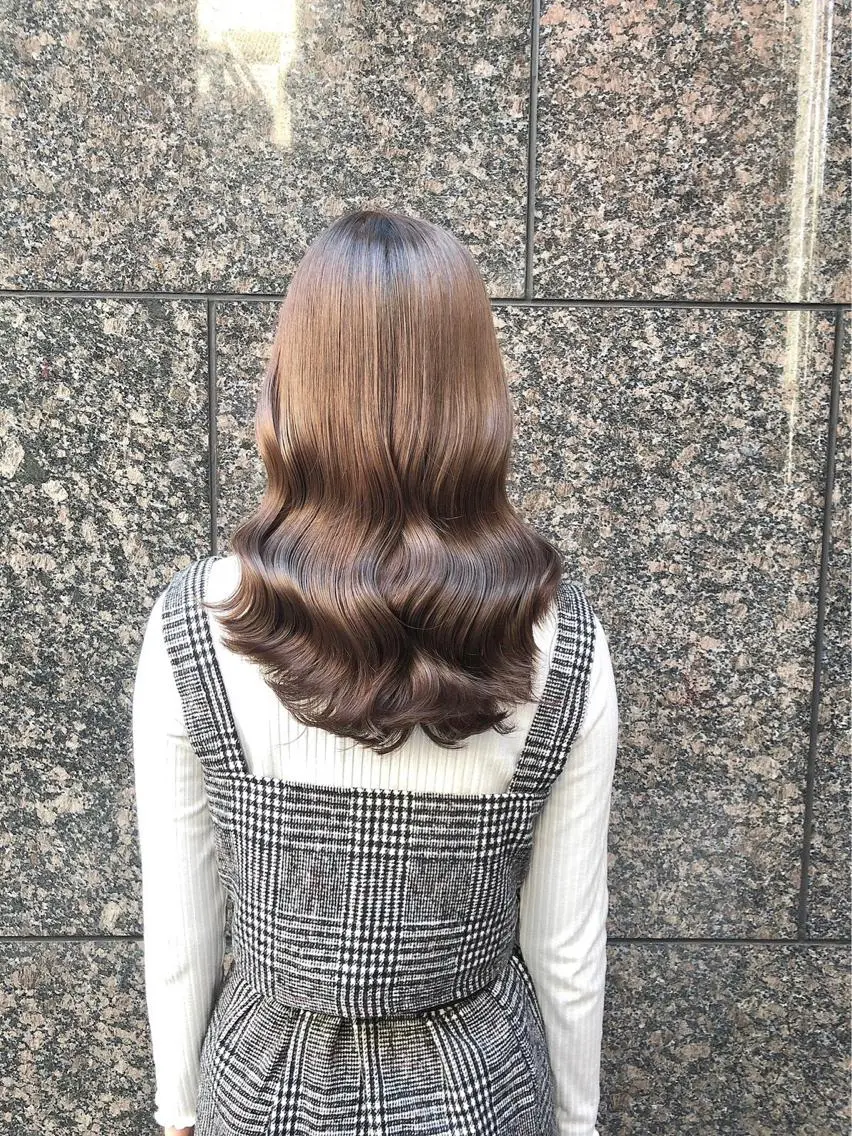 ミディアム カット ヘアカラー トリートメント ❣️髪質改善/ 美髪矯正/沼座悠人のヘアスタイル