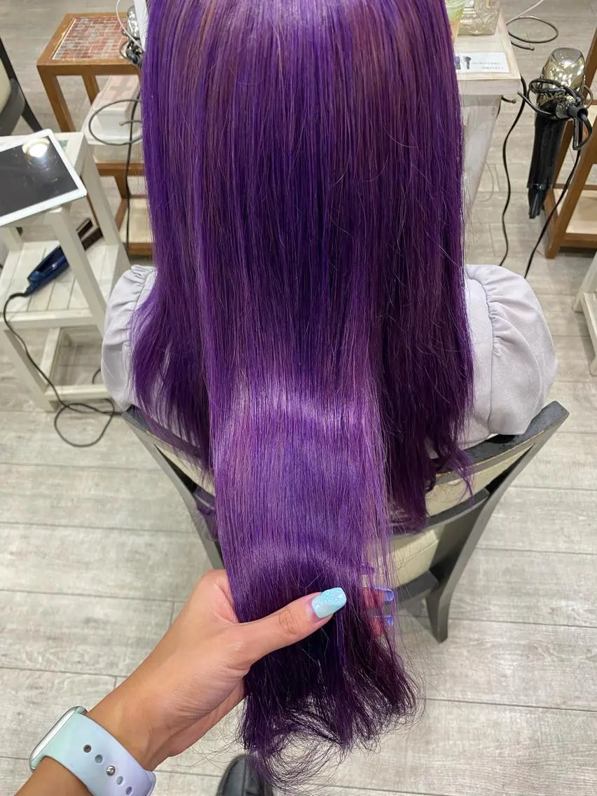 セミロング カラー カット ヘアカラー トリートメント 美髪クリエイター マリアのヘアスタイル