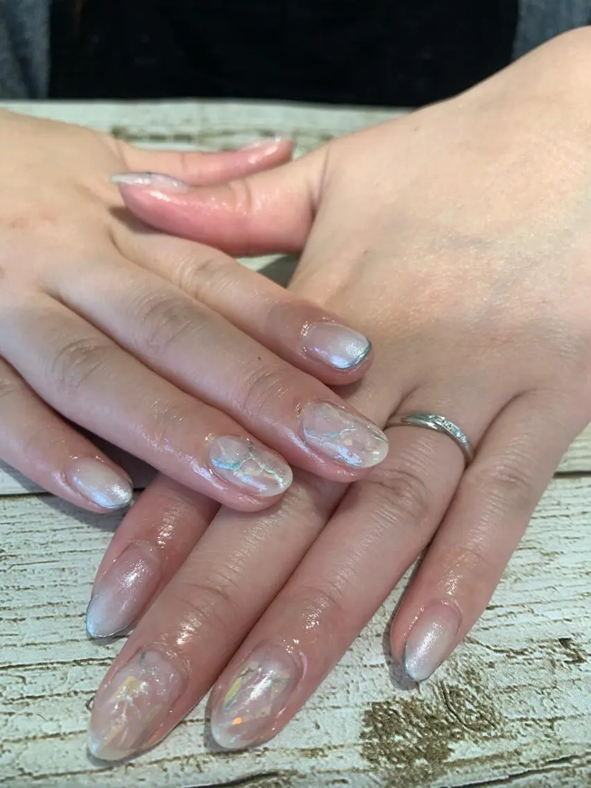 ネイル ニュアンスネイル Imyme mine Rioのネイルデザイン