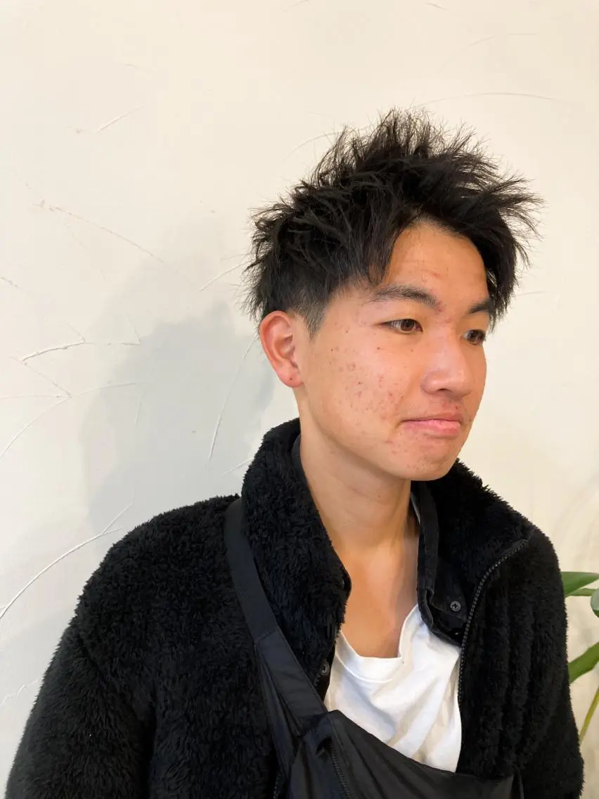 ショート メンズ カット 樋野 亮のヘアスタイル
