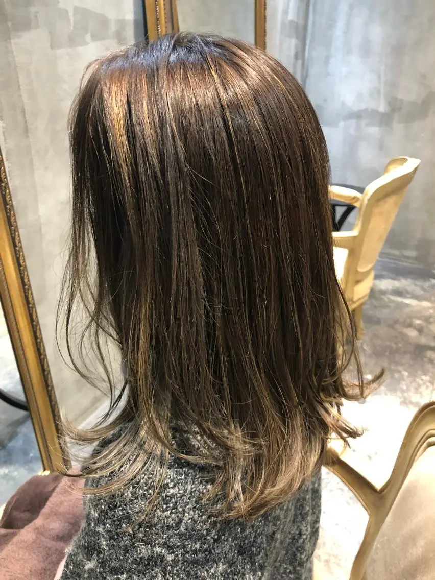 ミディアム 七尾 彰観のヘアスタイル