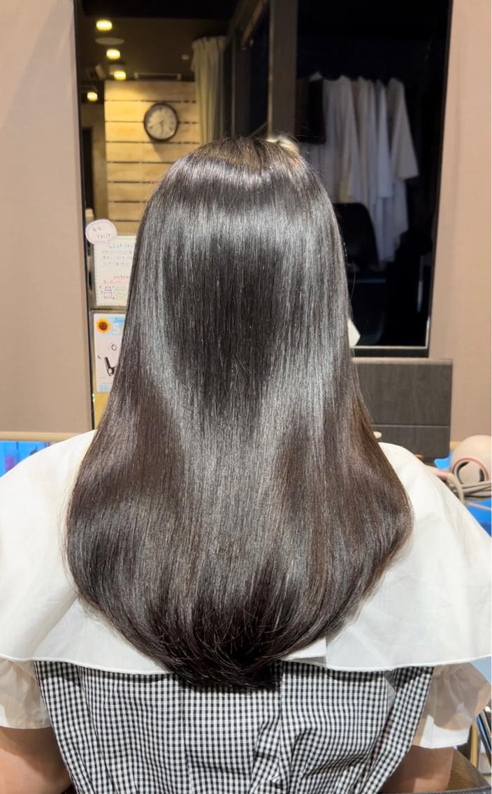 ロング トリートメント トリートメント ほんだ りおんのヘアスタイル