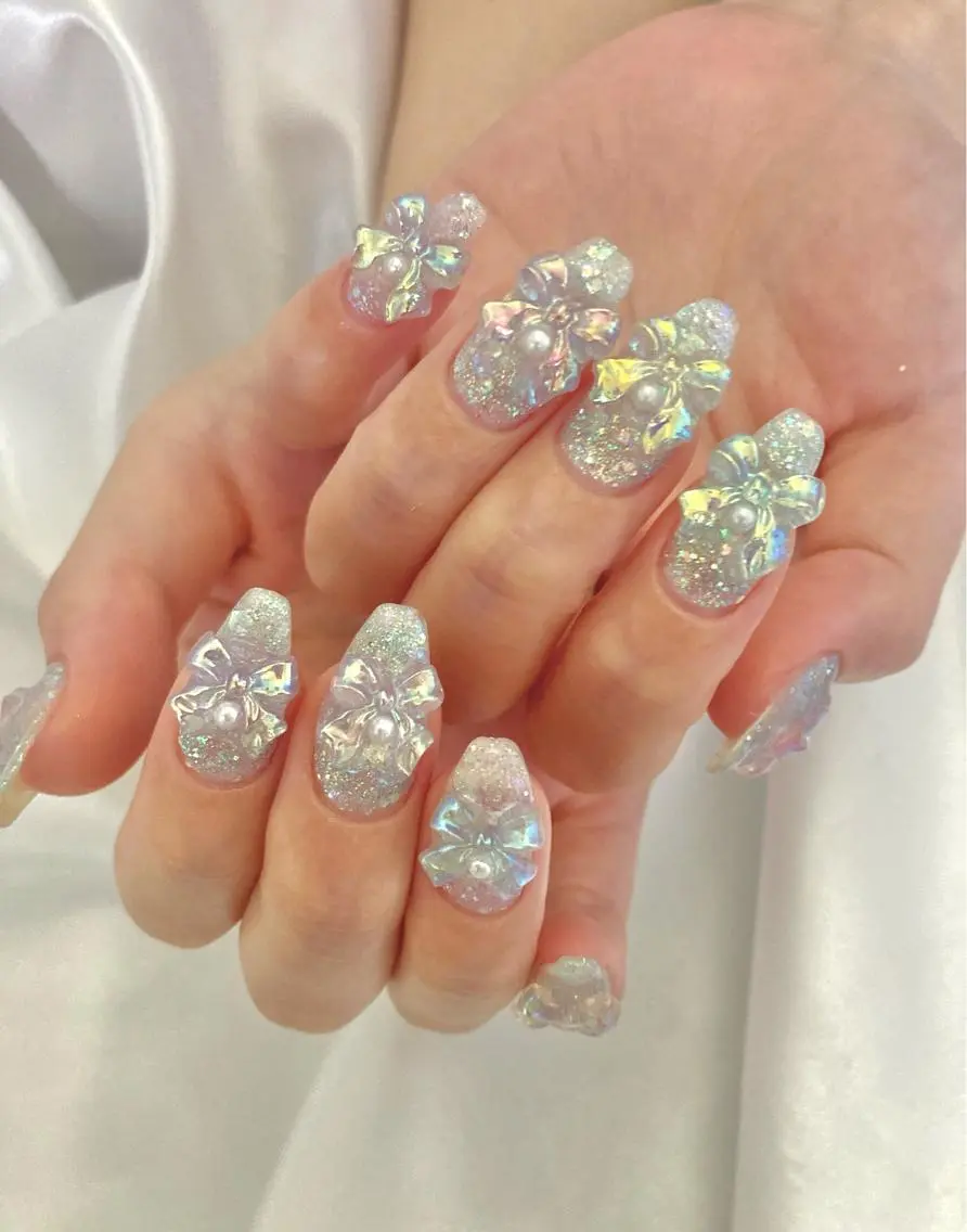 ネイル 氷ネイル・うるうるネイル beauty salonM&Iのネイルデザイン