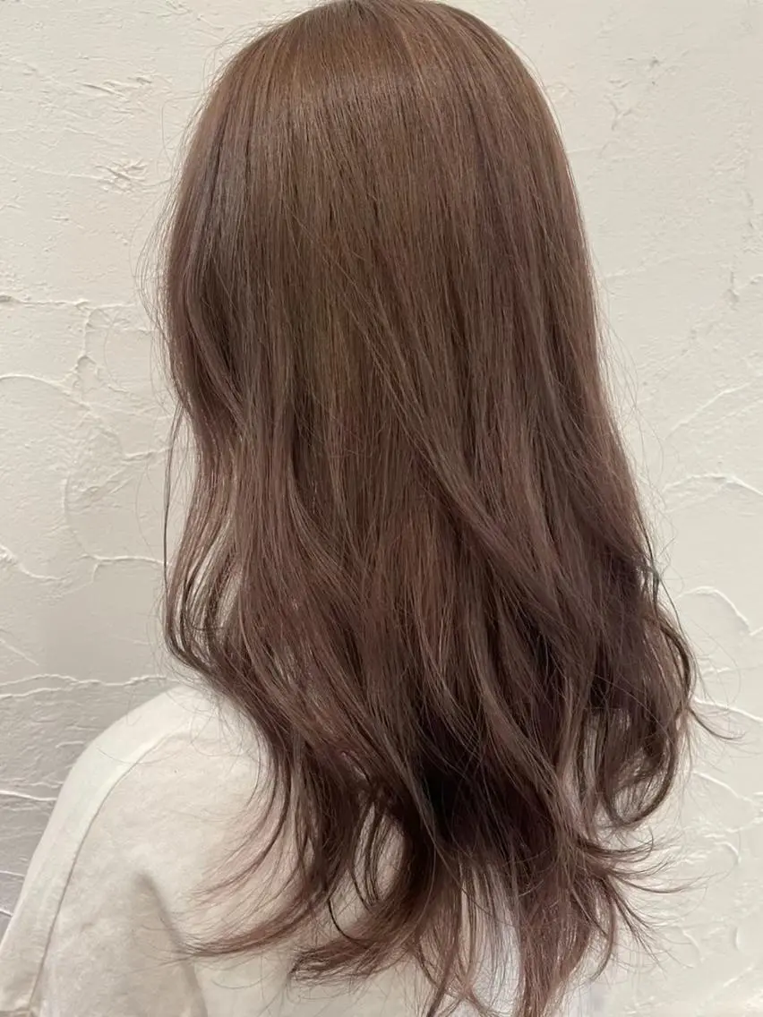ロング カラー バレイヤージュ ブリーチ ケアブリーチ 透明感カラー デザインカラー 🔆韓国 norika🔆のヘアスタイル