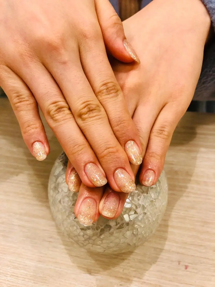 ネイル キラキラネイル ラメ(グリッター) ワンカラーネイル pro.M ☆Kinukaのネイルデザイン