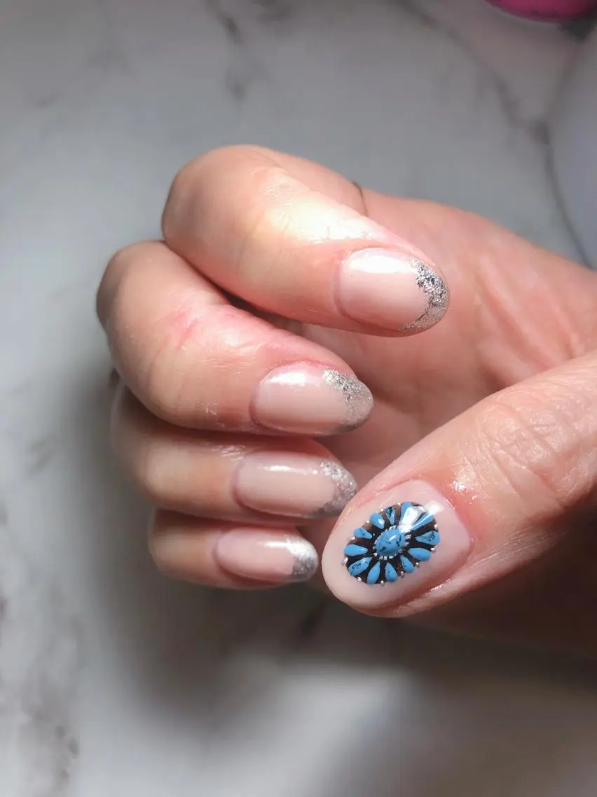 ネイル nail salon ラピスラズリのネイルデザイン