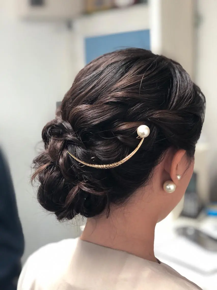 セミロング 長岡 有里のヘアスタイル