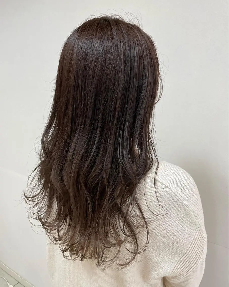ロング カラー ヘアアレンジ ヘアカラー トリートメント 【Sweep】おじま のぞみのヘアスタイル