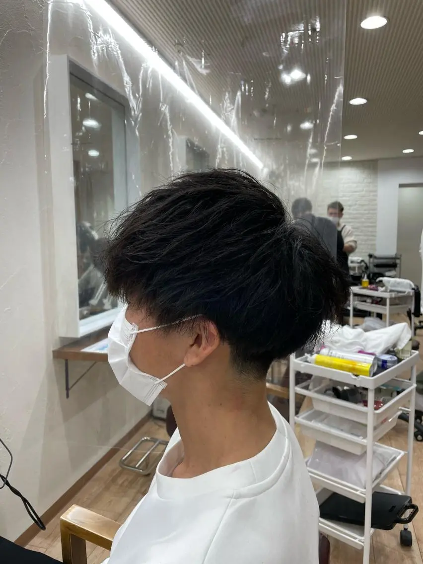 ショート カット パーマ ✨髪質改善美容師 永森祥太✨のヘアスタイル