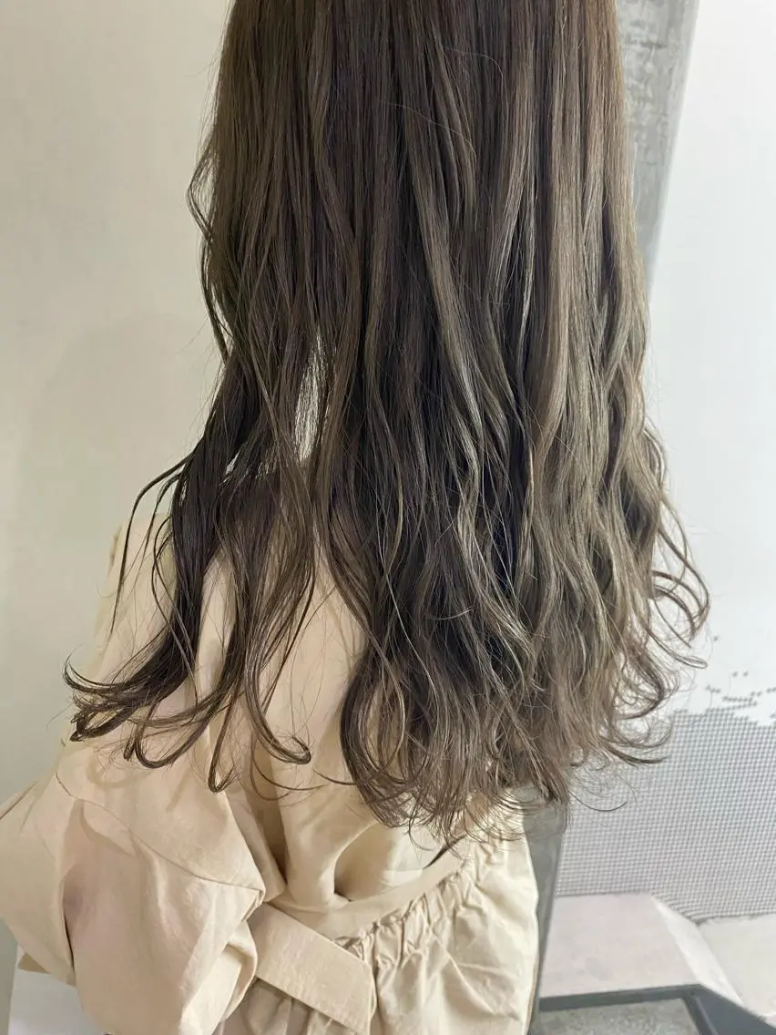ミディアム カラー ブラウンカラー 清村 和音のヘアスタイル