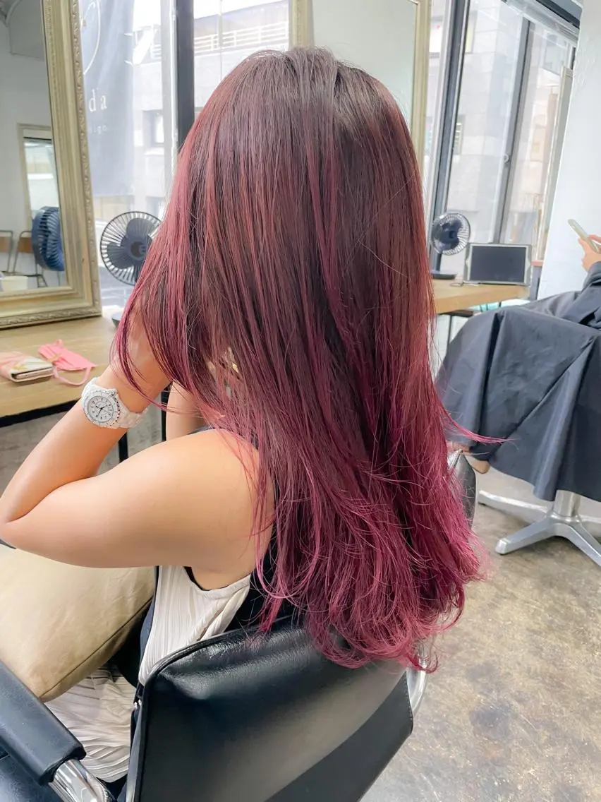 ロング カラー メンズパーマ メンズ特化ryoのヘアスタイル