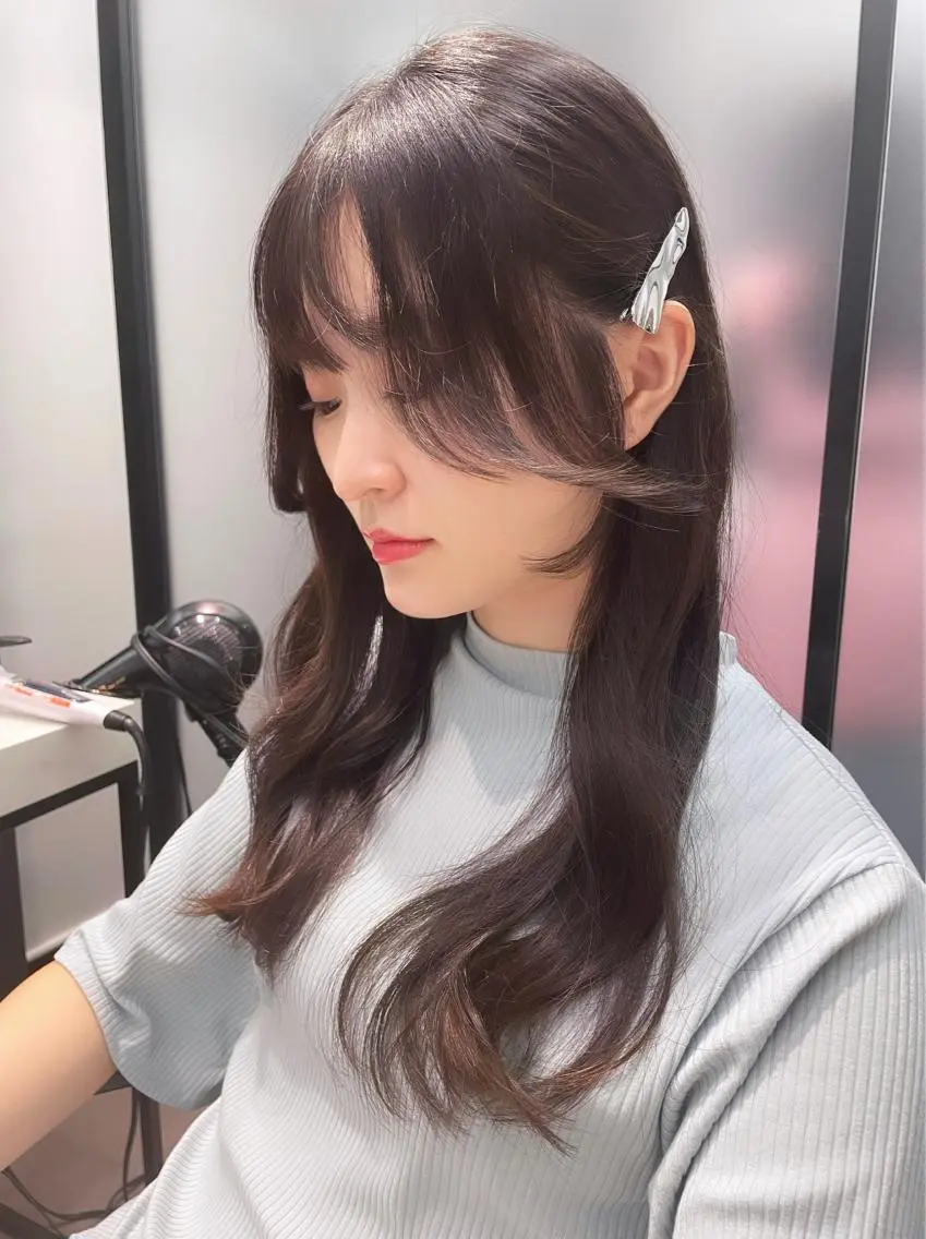 ミディアム カラー 韓国ヘア 店長NEGIのヘアスタイル