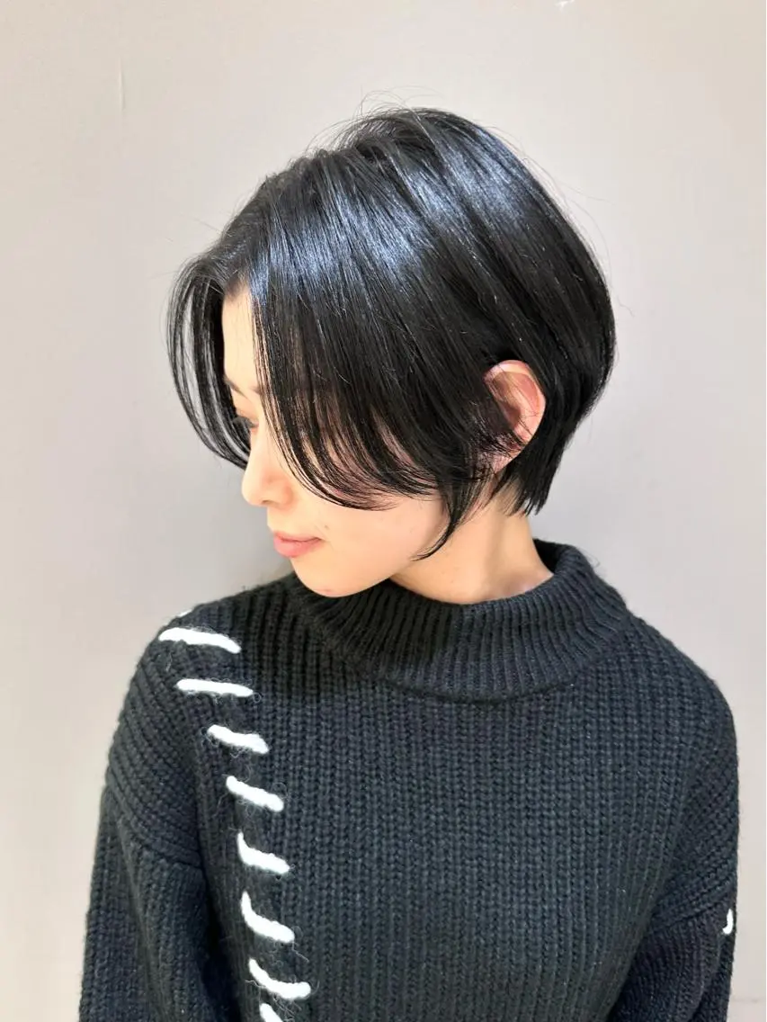 ショート ショートボブ ハンサムショート 丸みショート ボブ ショートヘア 荻窪/ショートヘア✨ ショートボブ長松大哉のヘアスタイル