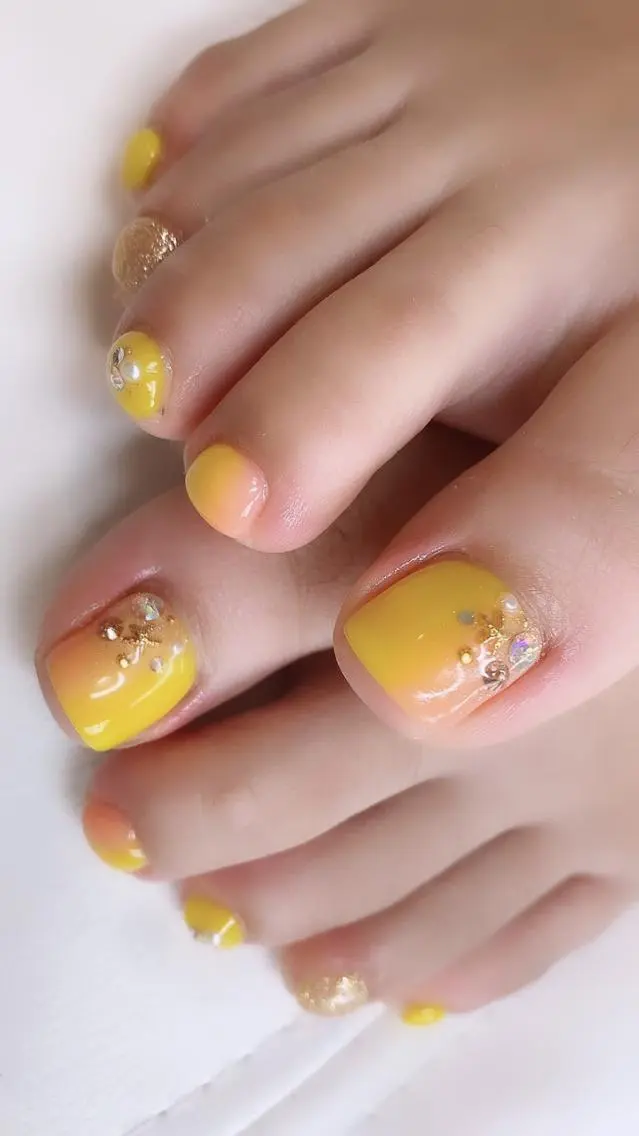 ネイル フットネイル 西大分S.Nail 𓏲⋆🪸.⋆⸜🫧のネイルデザイン